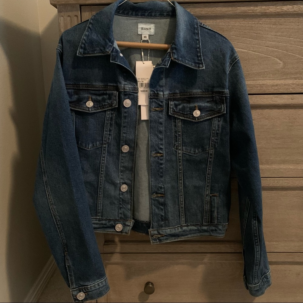 Hudson womens Santonini oversized jean jacket size XS